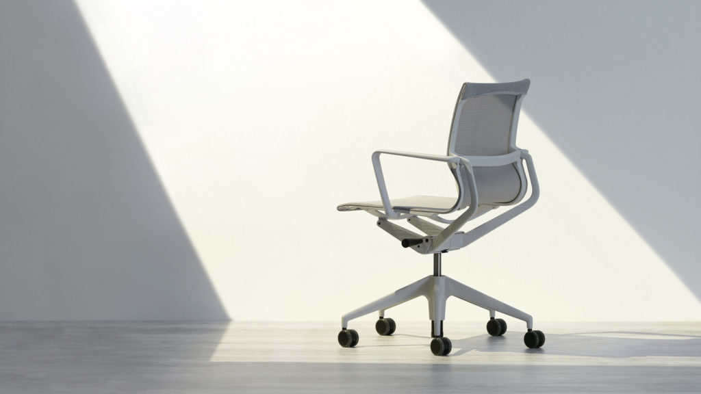Physix - TrioKnit, Silver Office Chair
