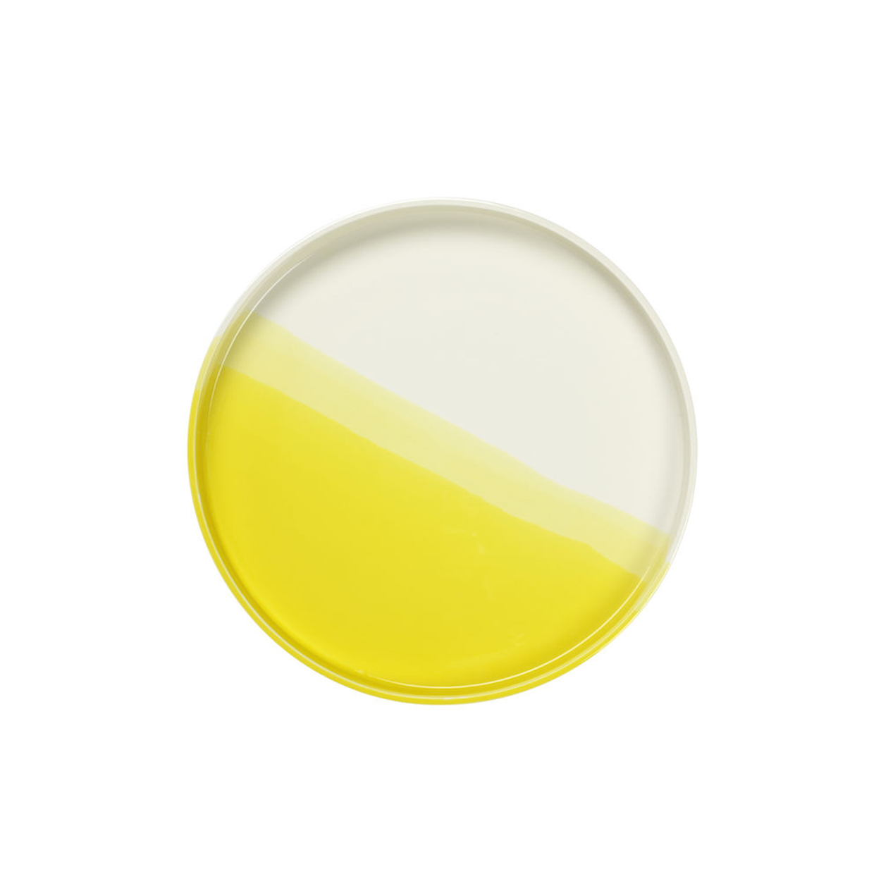 vitra herringbone tray yellow