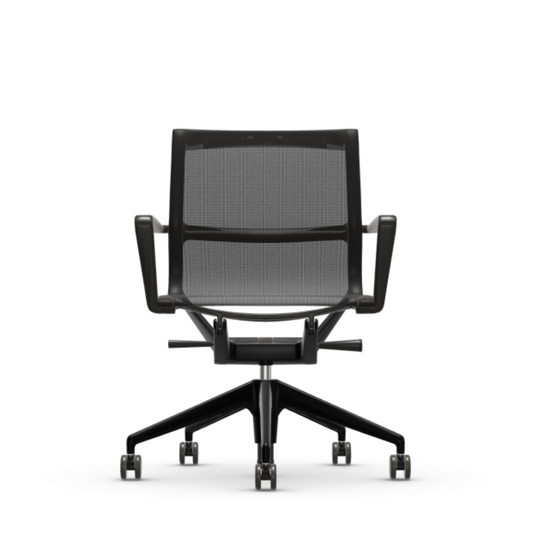 Physix - TrioKnit, Black Pearl Task Chair Front