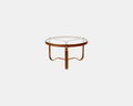 Adnet Coffee Table, Circular
