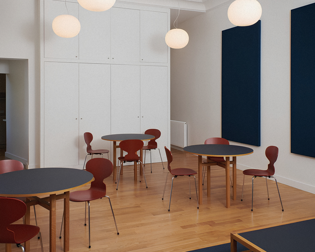 Ant™ Chair, 3 Legs - Lacquered Veneer