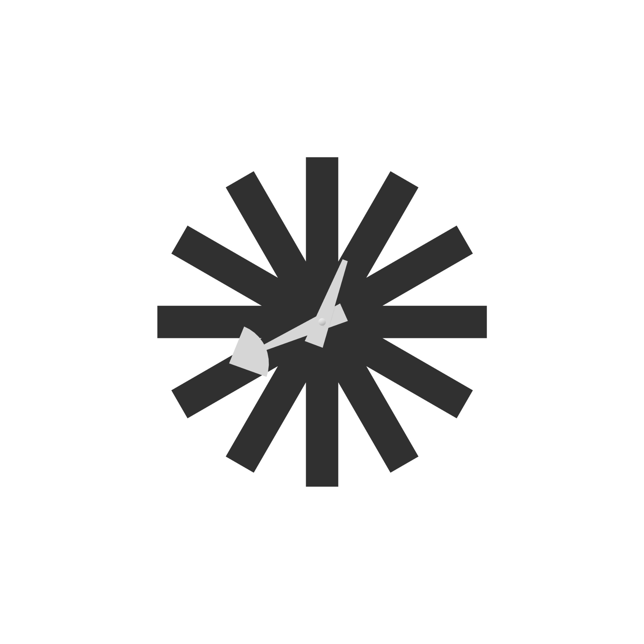 Asterisk Clock