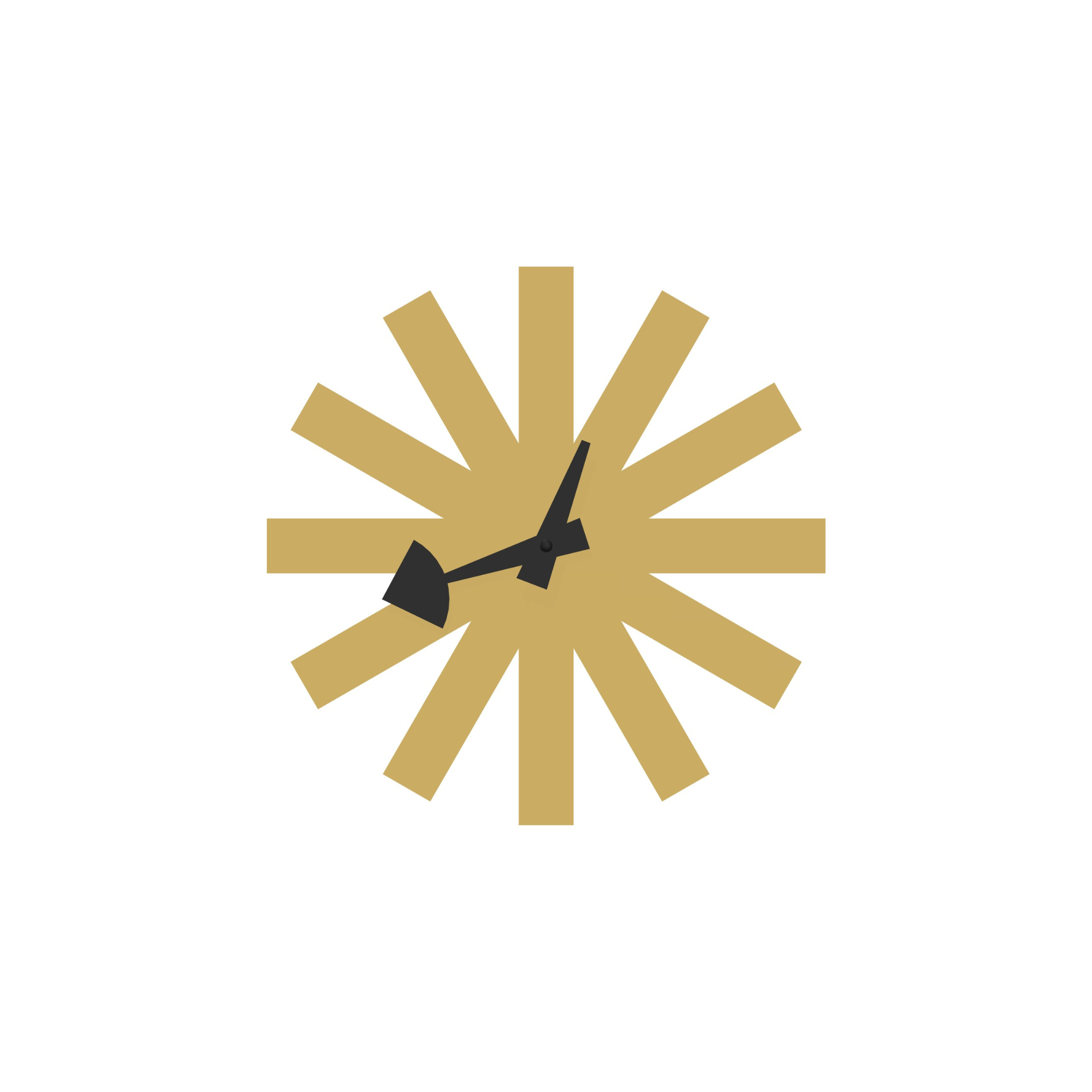 Asterisk Clock