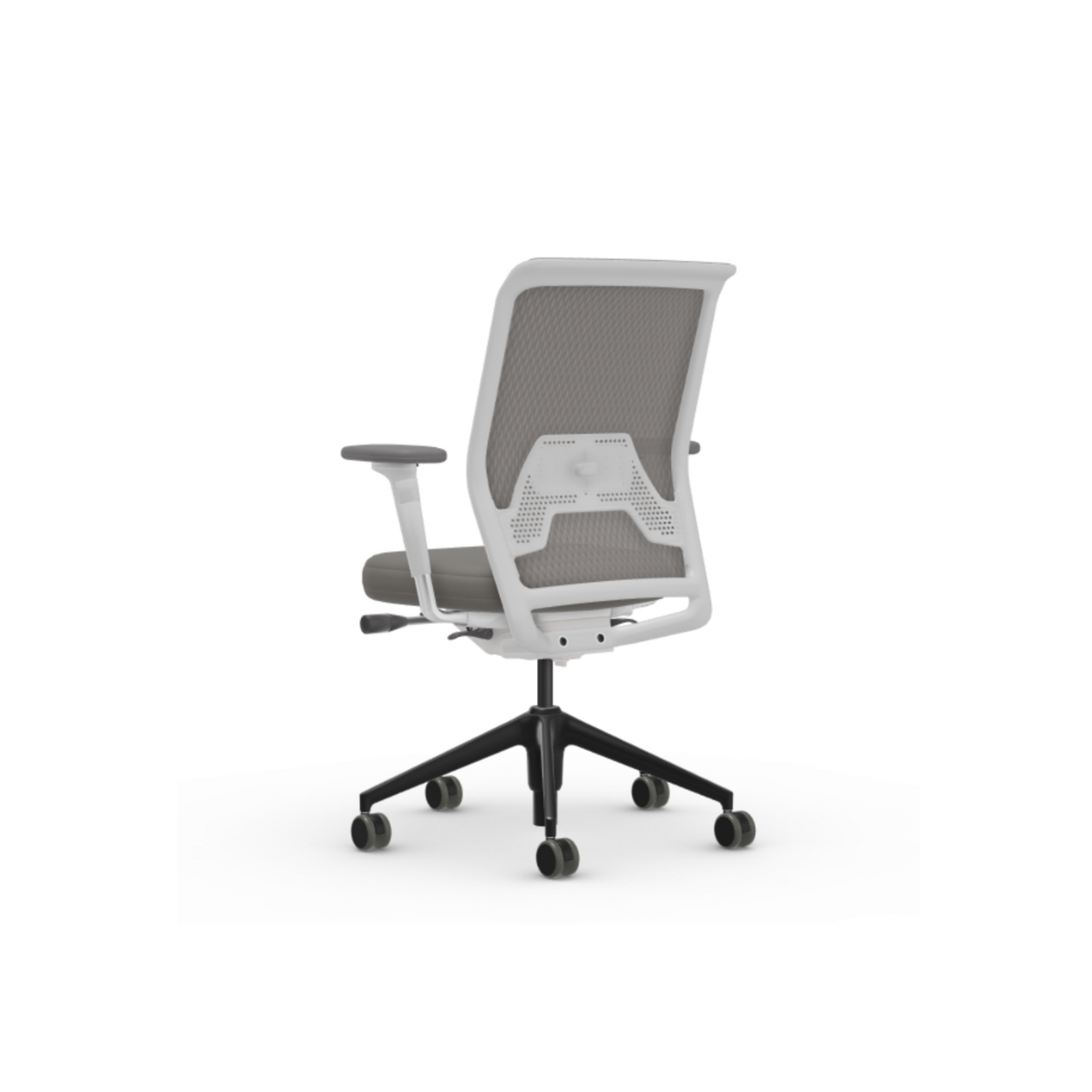 ID Mesh - Dim Grey - FlowMotion with forward tilt - with seat depth - 3D Armrest