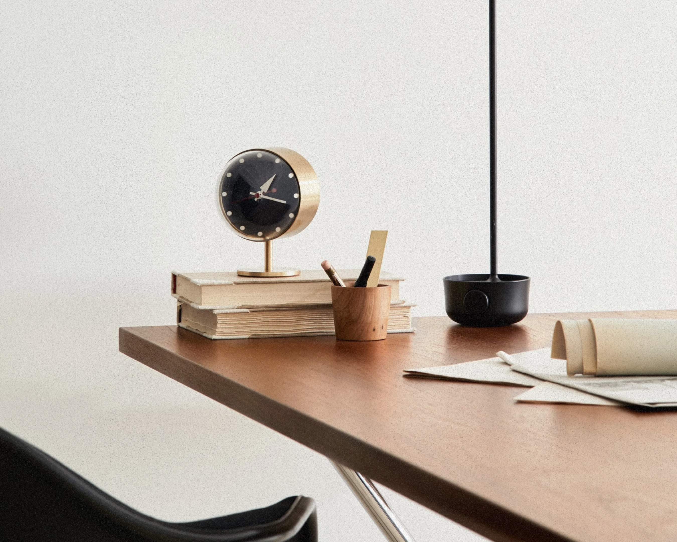 Desk Clocks - Night Clock Brass