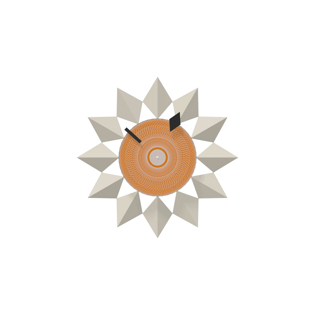 Diamond Markers Clock