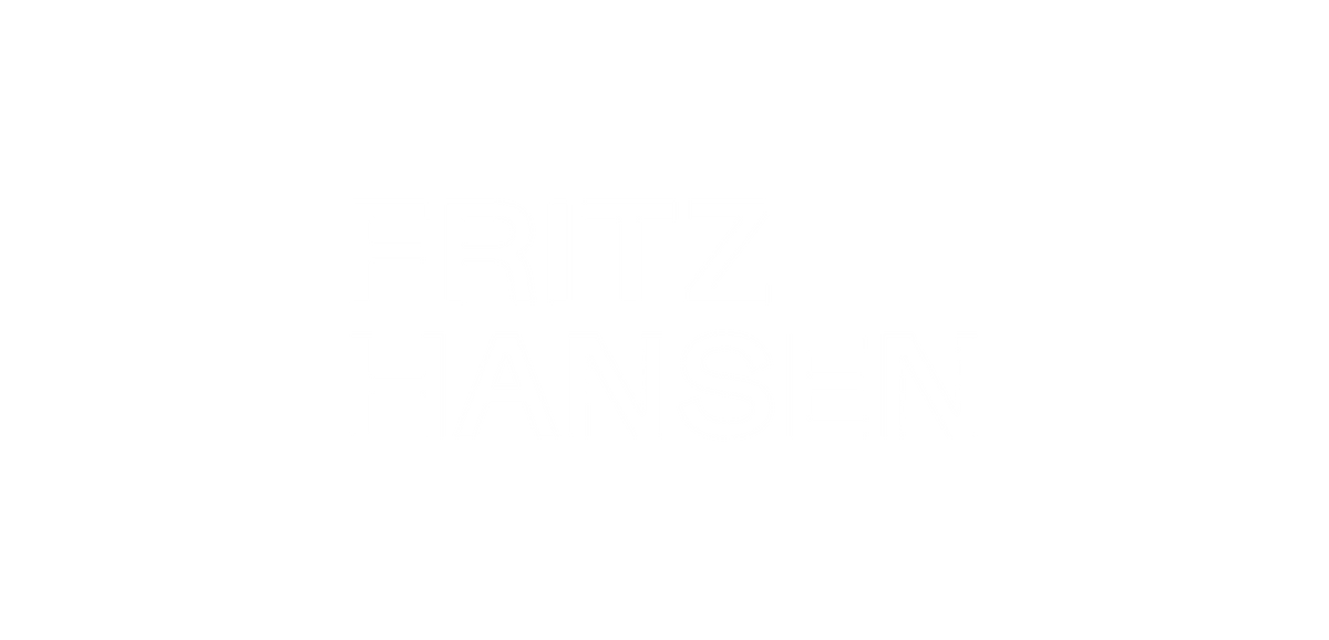 Fritz Hansen White Logo Version 2, Brands Logo - Haus Website