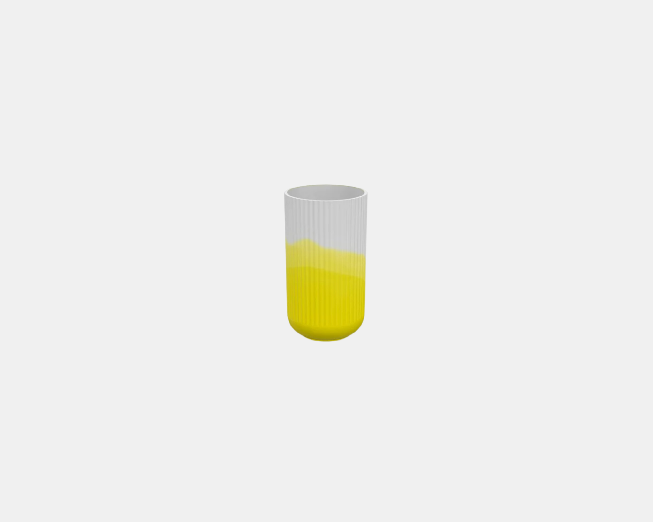 Herringbone Vessels - Vase Ribbed