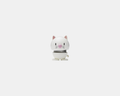 Hoptimist Cat White