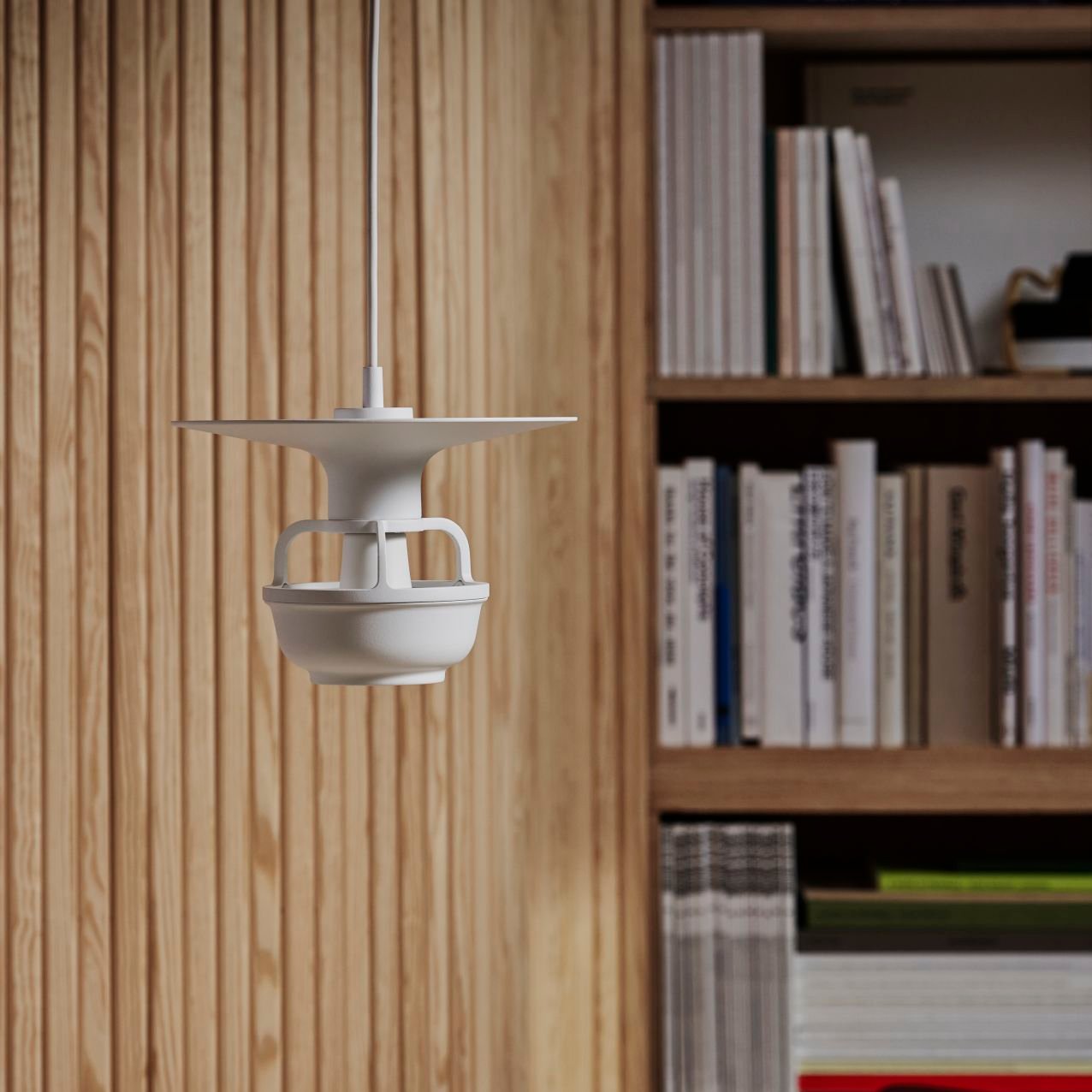 Kori Pendant Light with White Disc Shade