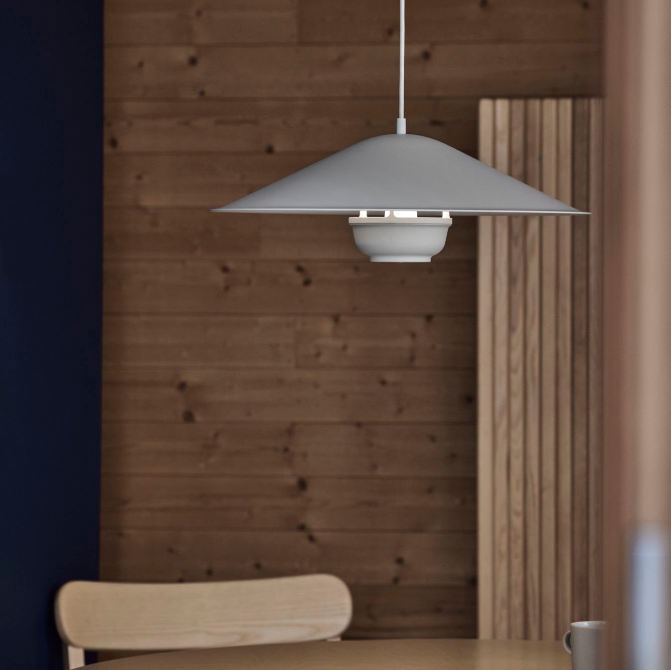 Kori Pendant Light with White Dune Shade