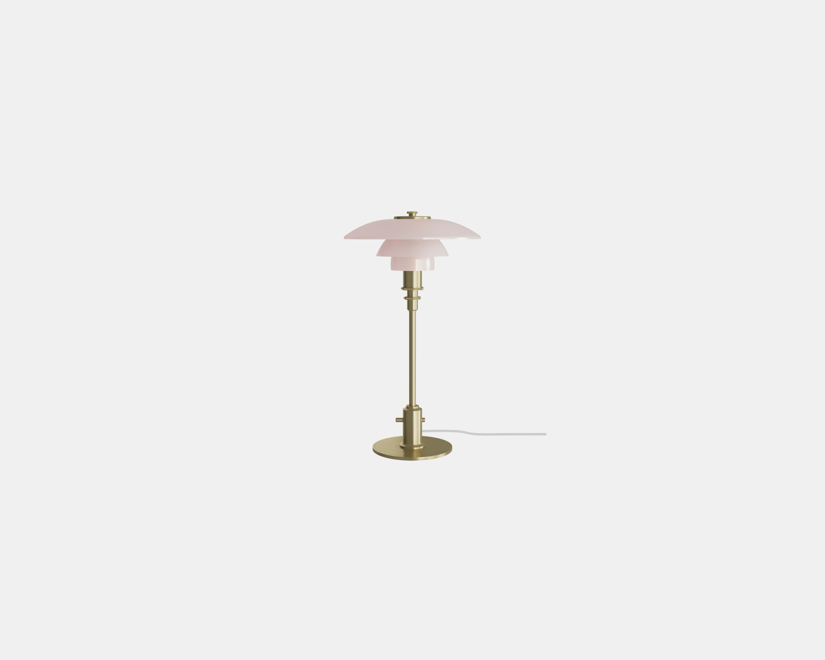 PH 2/1 Pale Rose Brass Table Lamp - Limited Edition