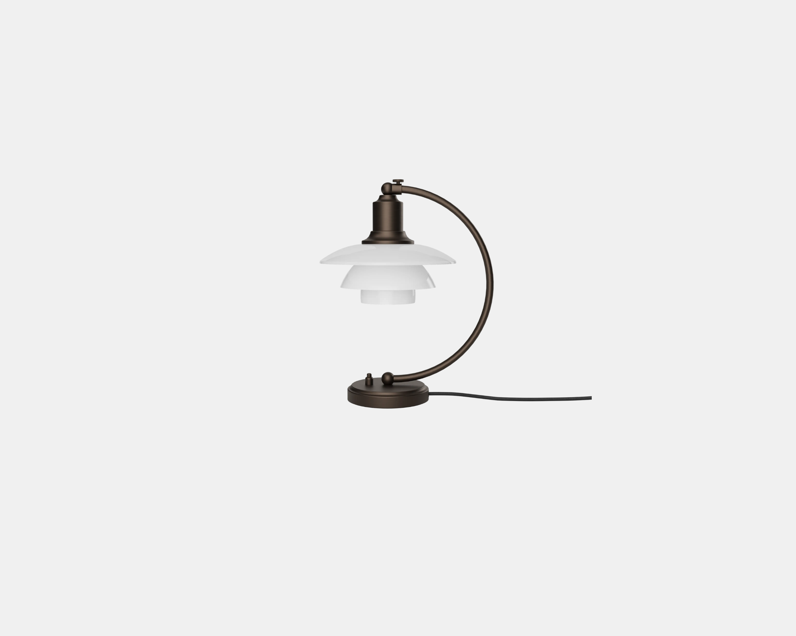 PH 2/2 Luna Aged Brass Opal Table Lamp