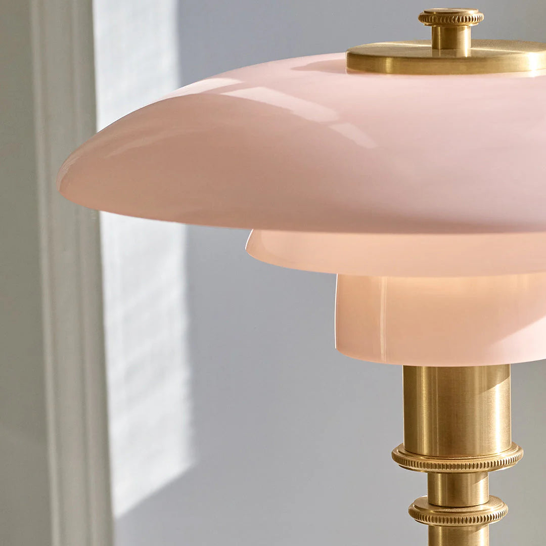 PH 2/1 Pale Rose Brass Table Lamp