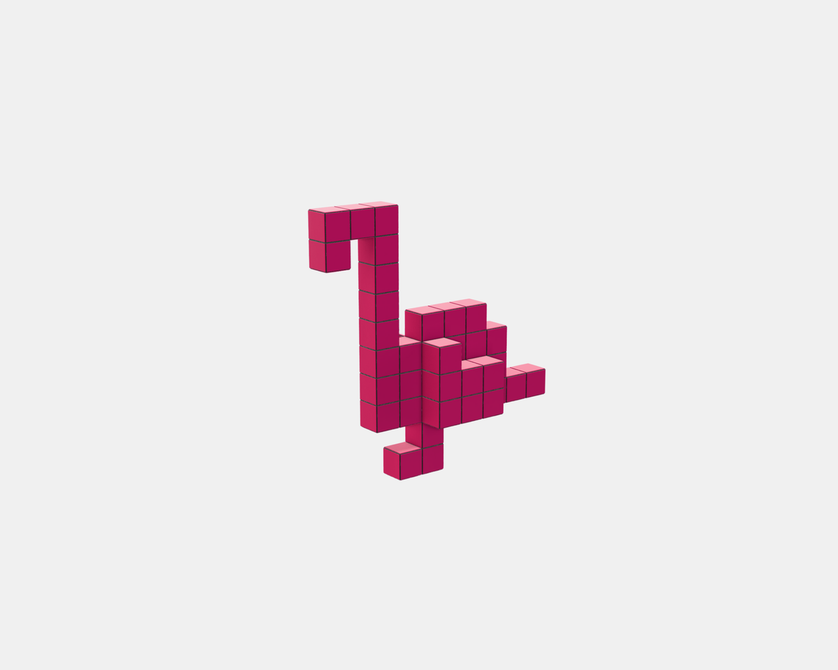 Panton Cubes, Flamingo