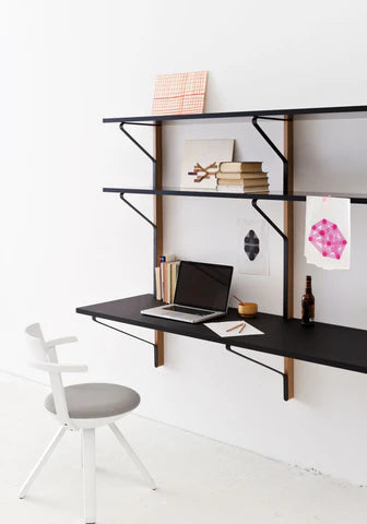 REB013 Kaari Wall Shelf with Desk