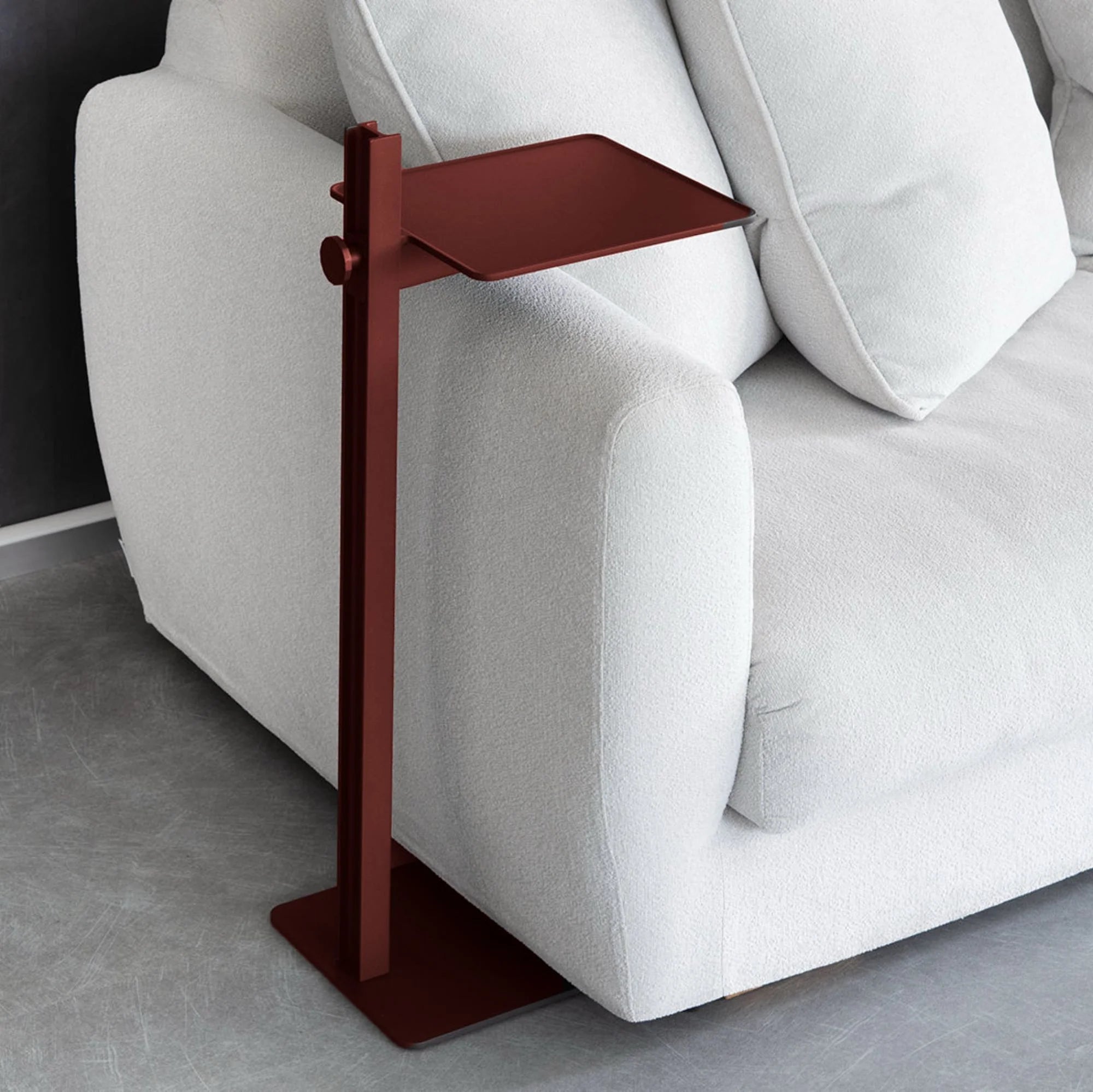 Red Rust Museum Side Table