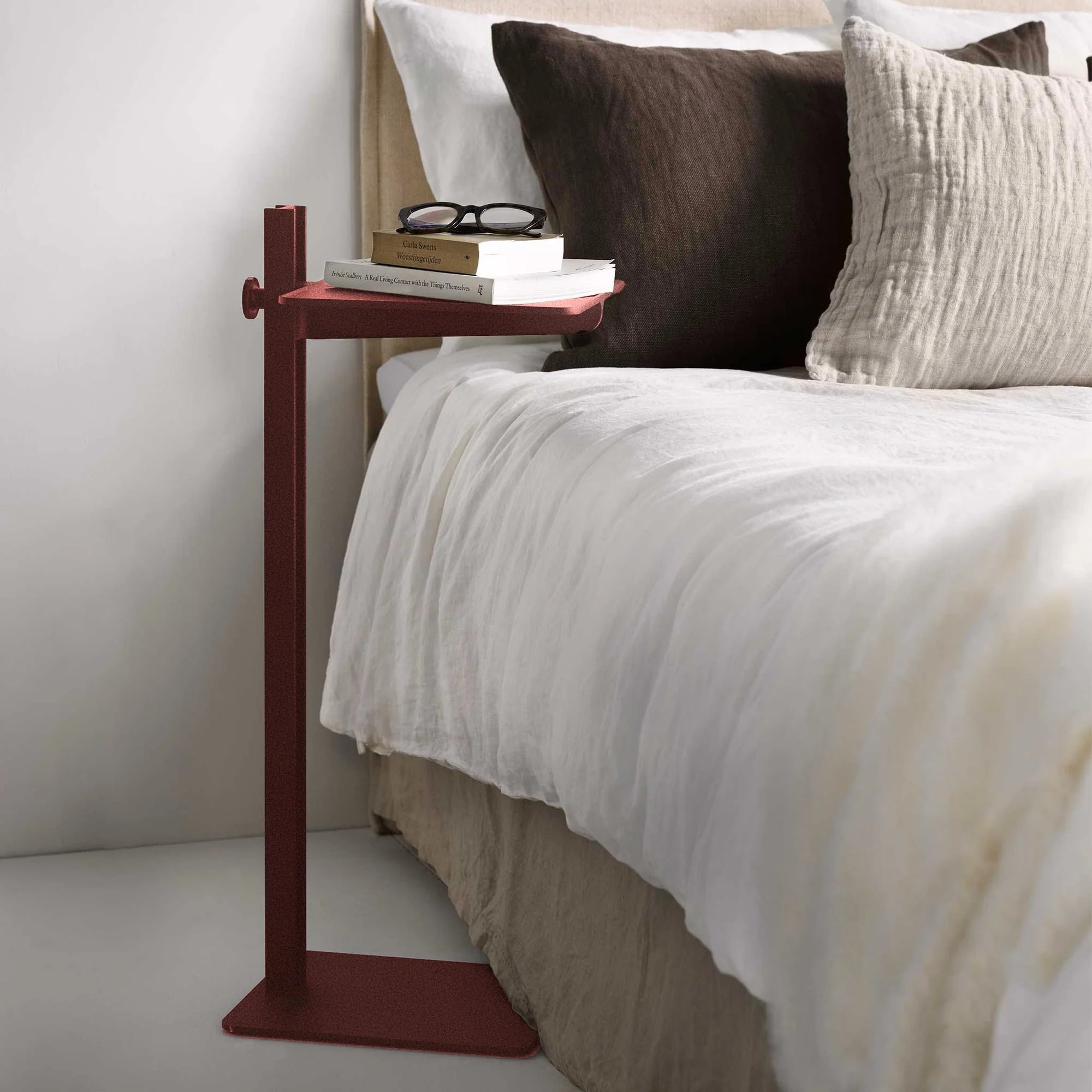 Red Rust Museum Side Table