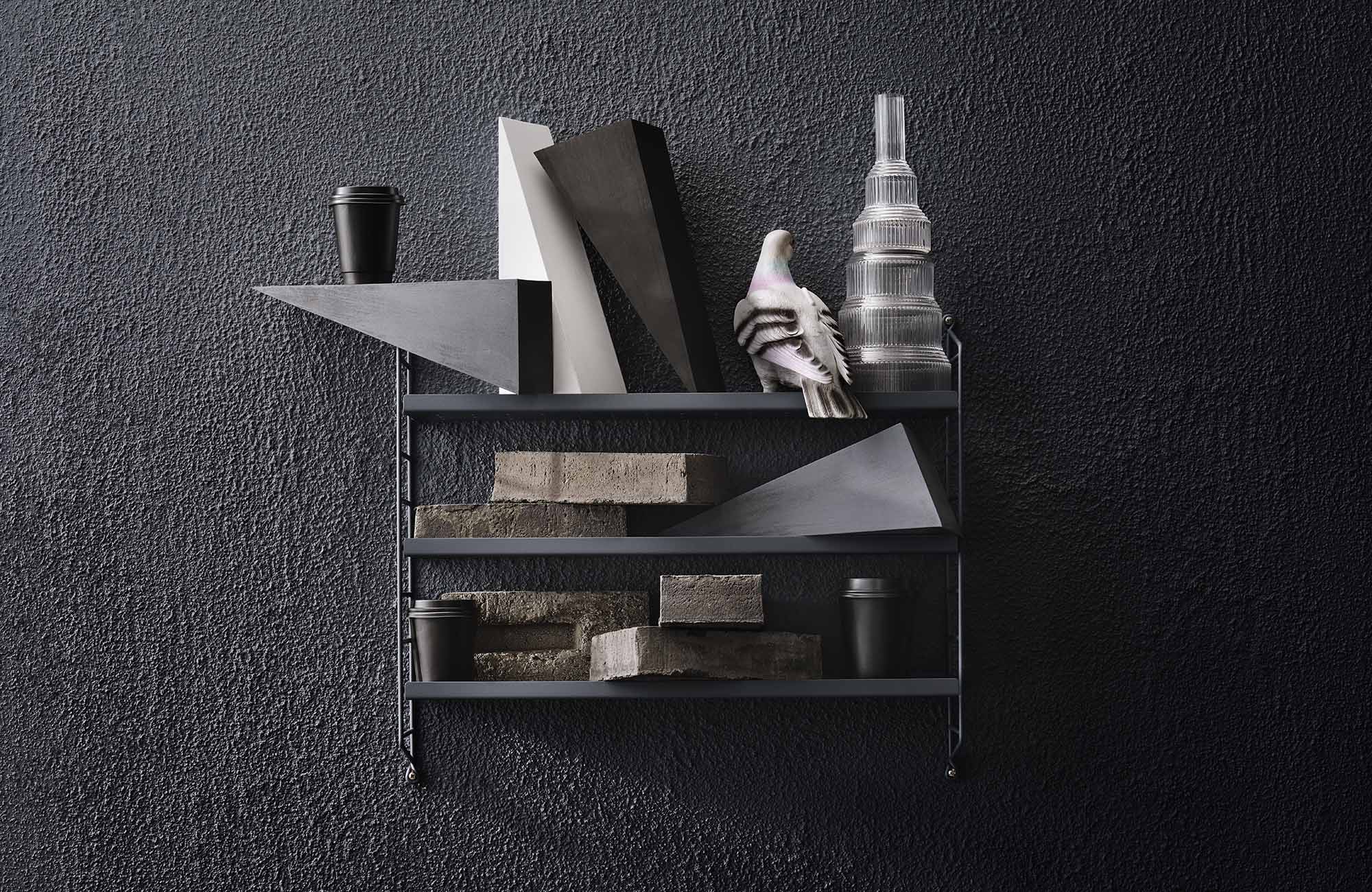 Sergelgrå String Pocket Metal