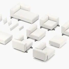 Soft Modular Sofa Three-Seater