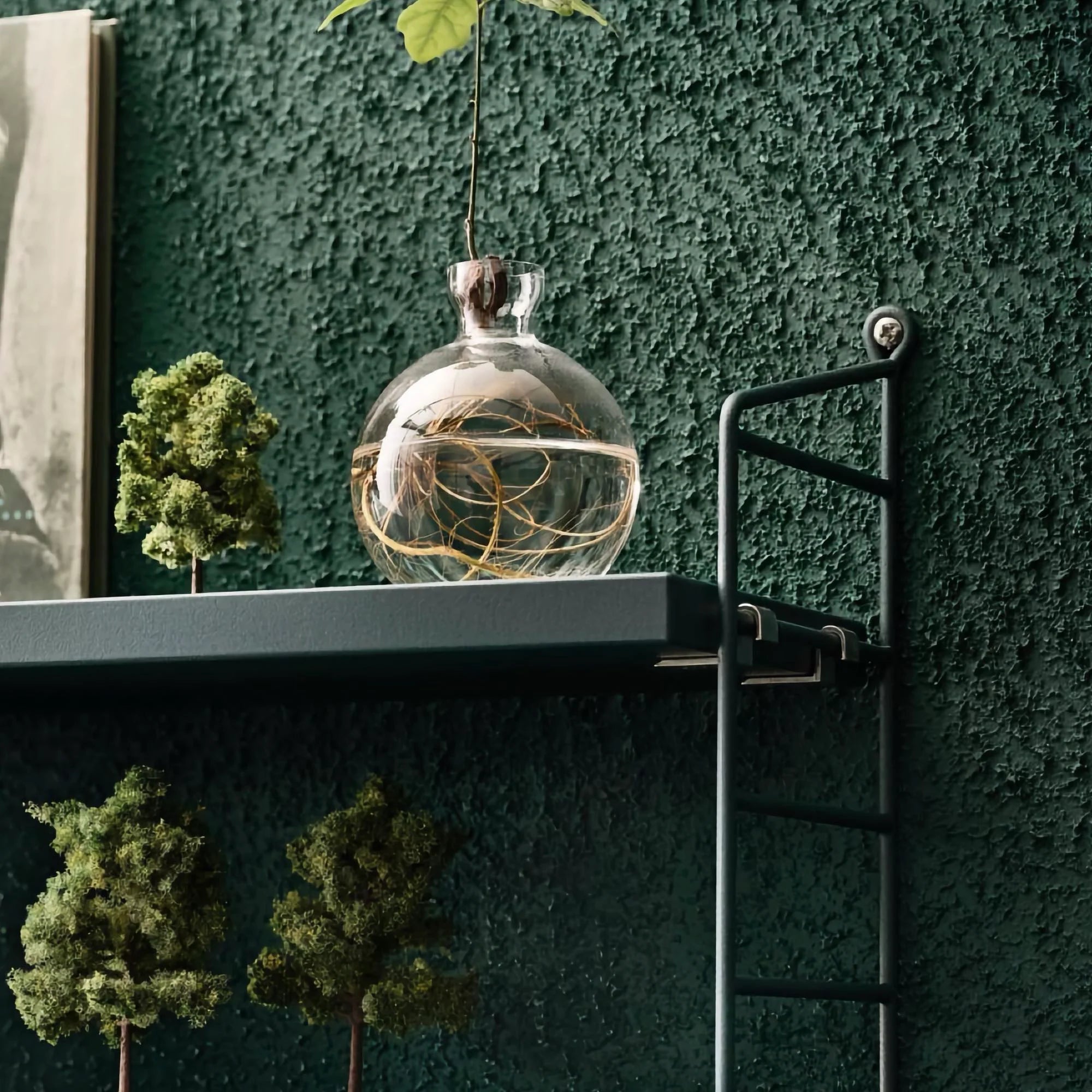 Tegnérgrön String Pocket