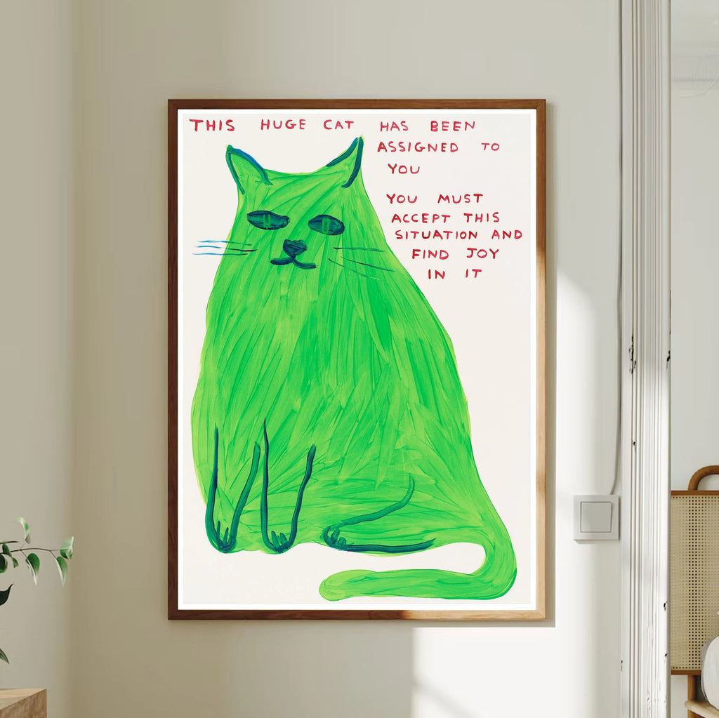 This Huge Cat Poster Shrig Shop