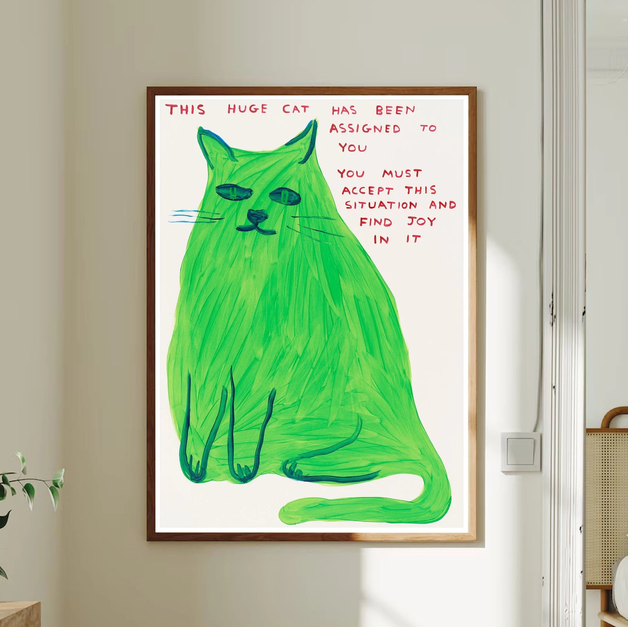 This Huge Cat Poster Shrig Shop