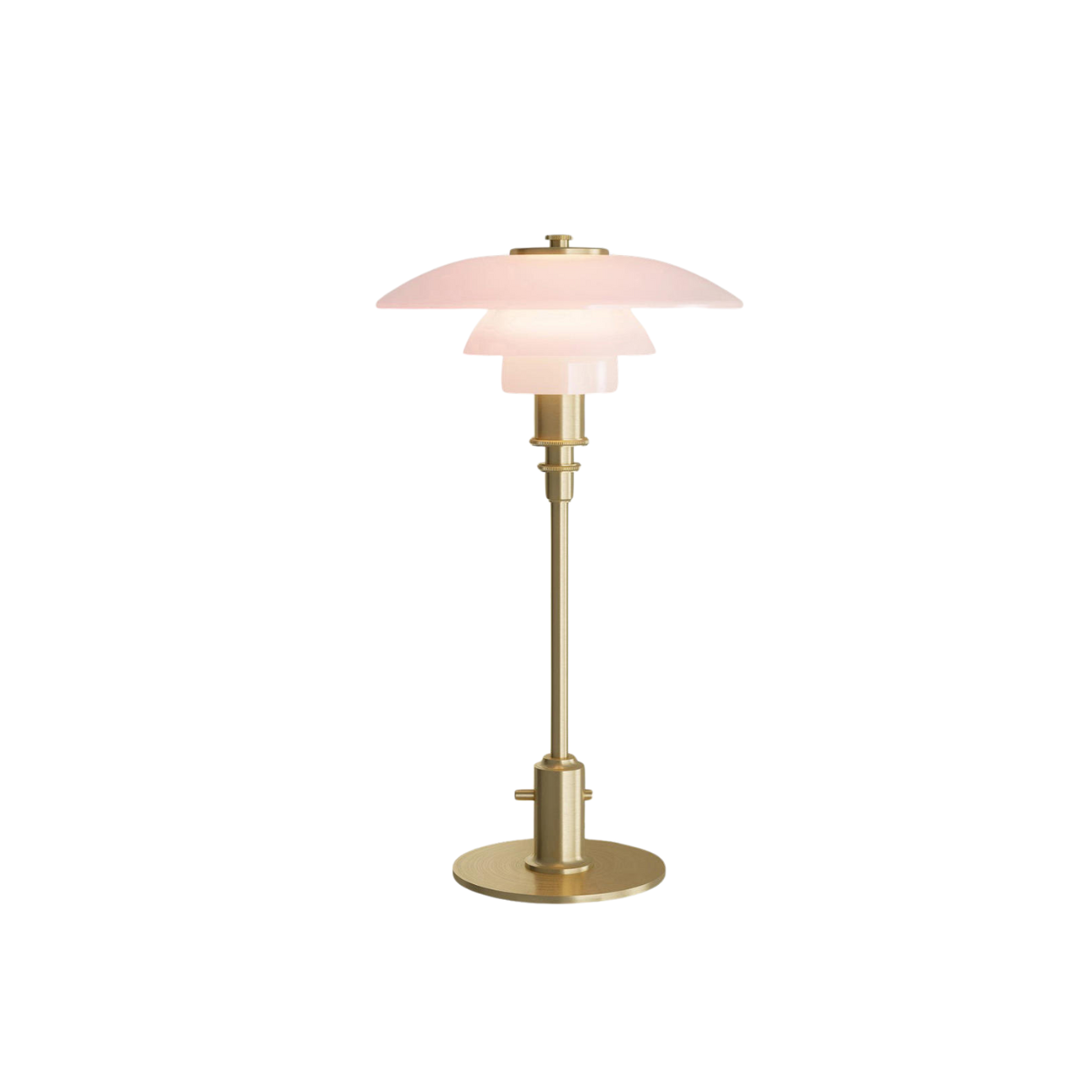 PH 2/1 Pale Rose Brass Table Lamp