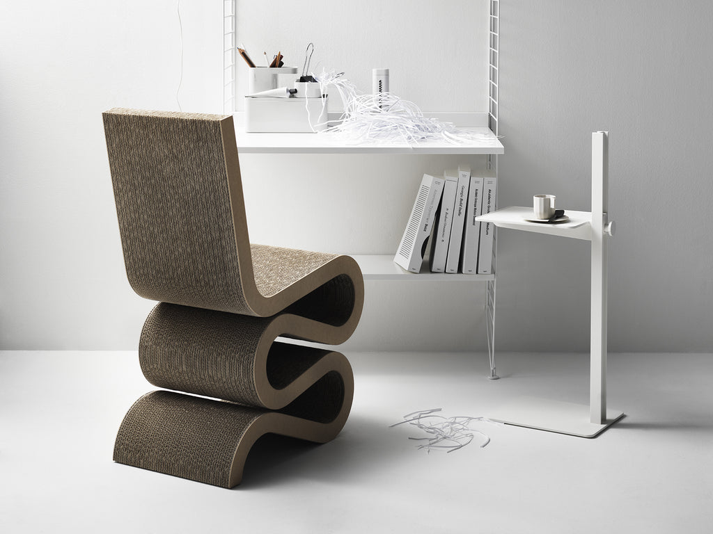 White Museum Side Table