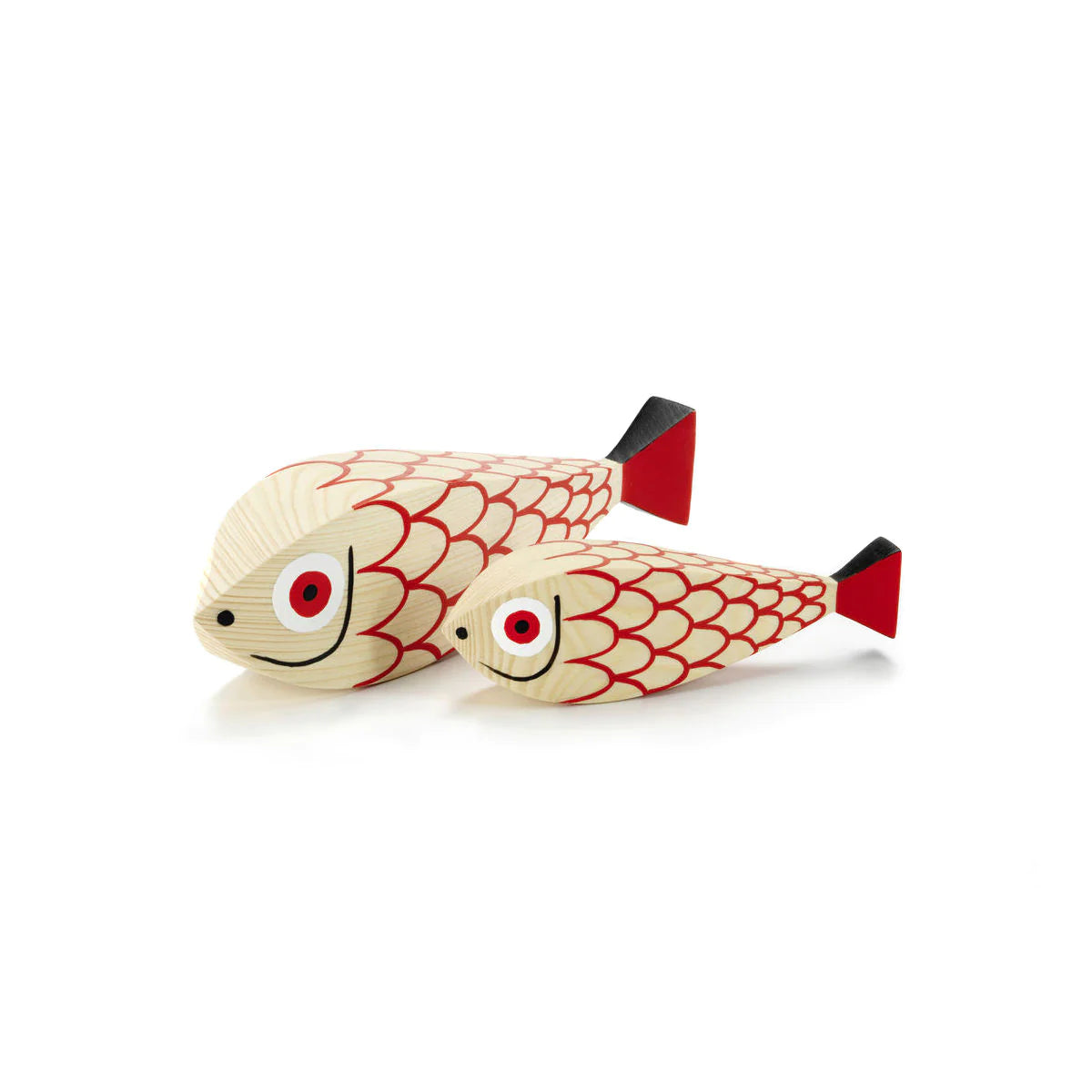 Mother Fish and Child & Red Tray