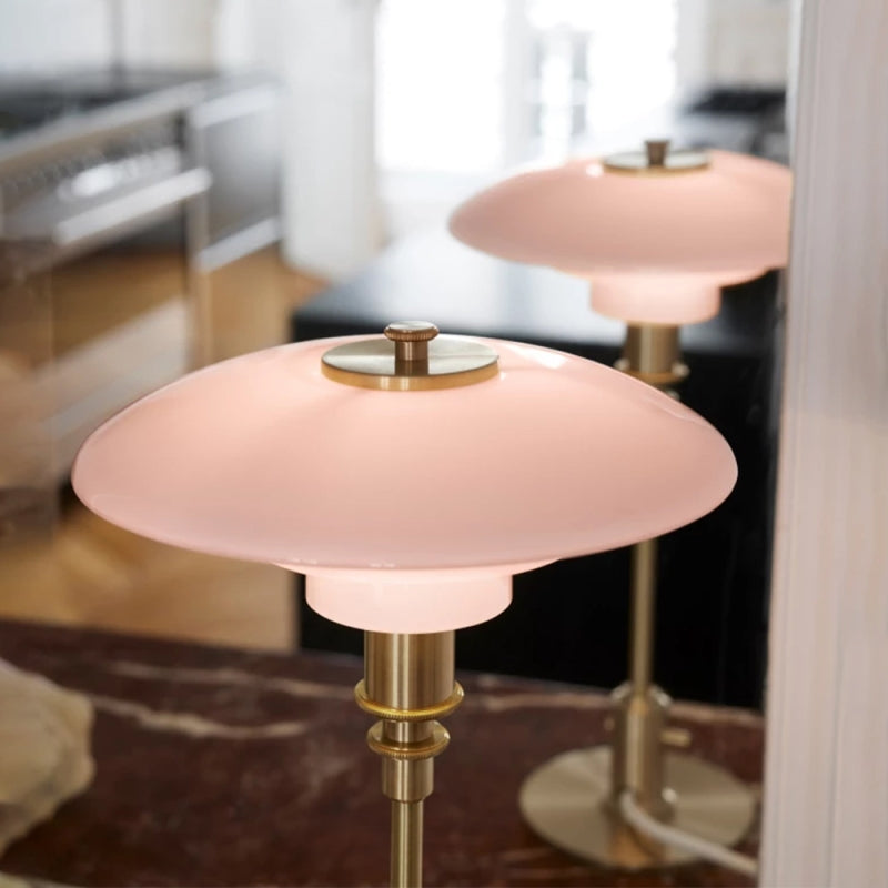 PH 2/1 Pale Rose Brass Table Lamp