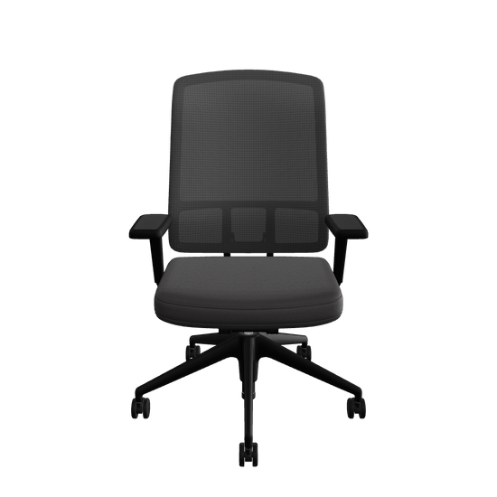 AM Chair - Lightnet, Dark Blue/Brown