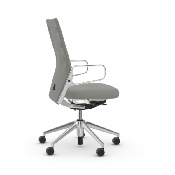 Vitra -  Office Swivel Chair AC 5 Work - Light Grey/Sierra Grey - Side