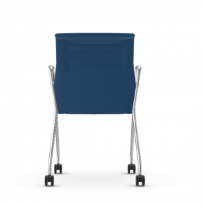 Vitra - AC 5 Visitor Chair - Swift Blue/Coconut  - Back