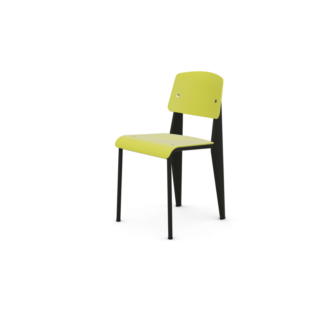 Vitra Standard SP Chair Yellow Citron / Black