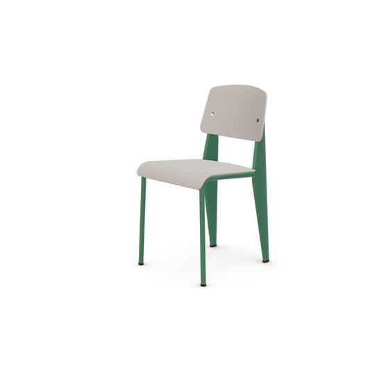 Vitra Standard SP Chair Green Ble Vert / Warm Grey