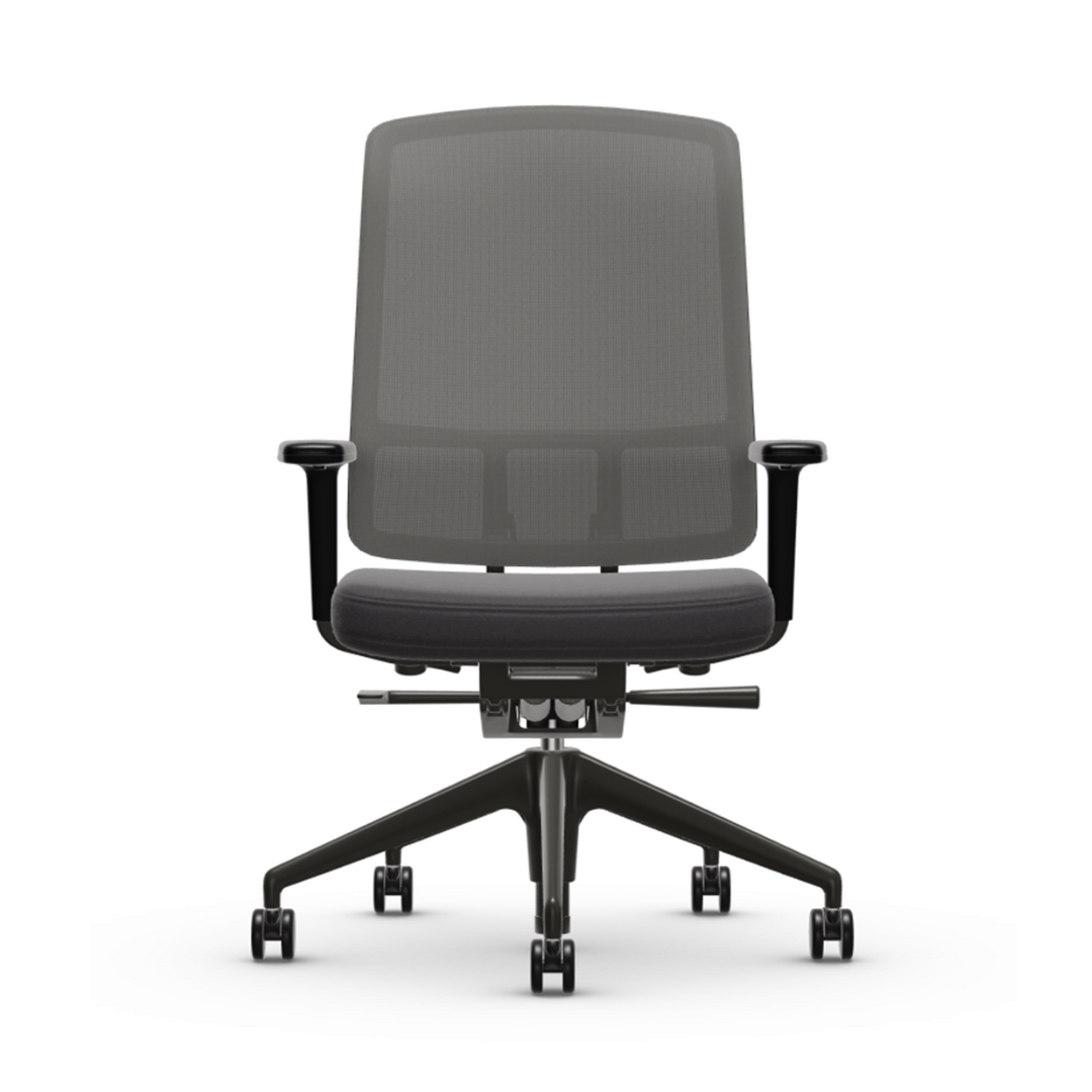 AM Chair - Lightnet, Dark Blue/Brown Front