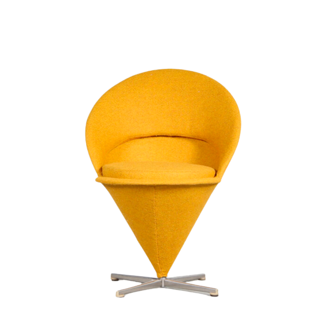 Vitra Cone Armchair Yellow