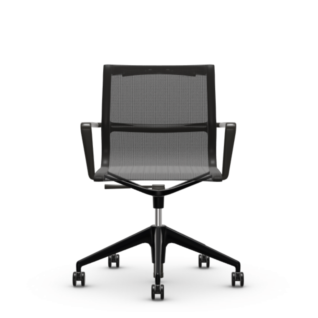 Vitra Physix Studio - TrioKnit, Black Pearl Office Chair Front