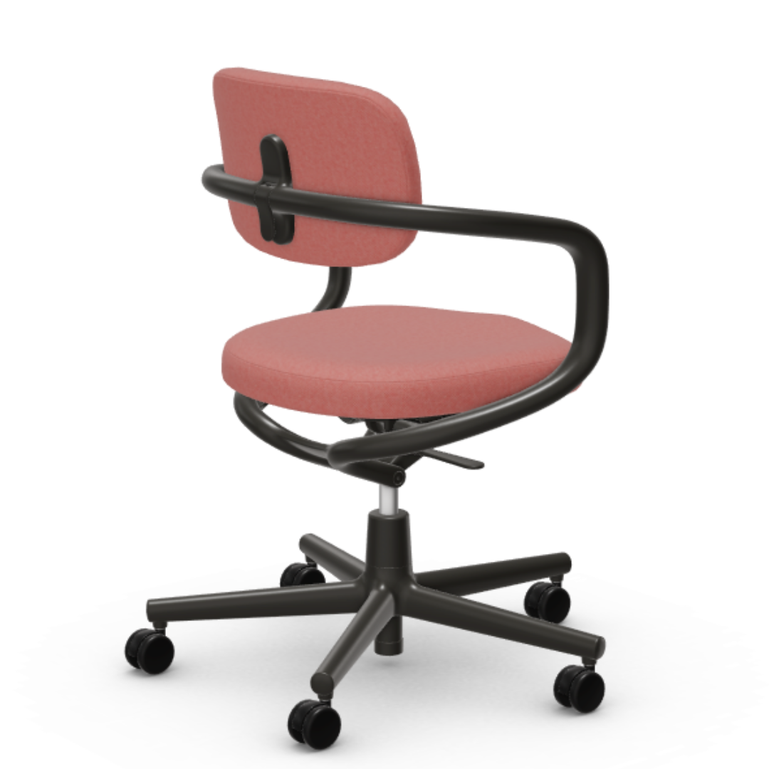 Vitra - Allstar Task Chair - Poppy Red/Ivory - Back