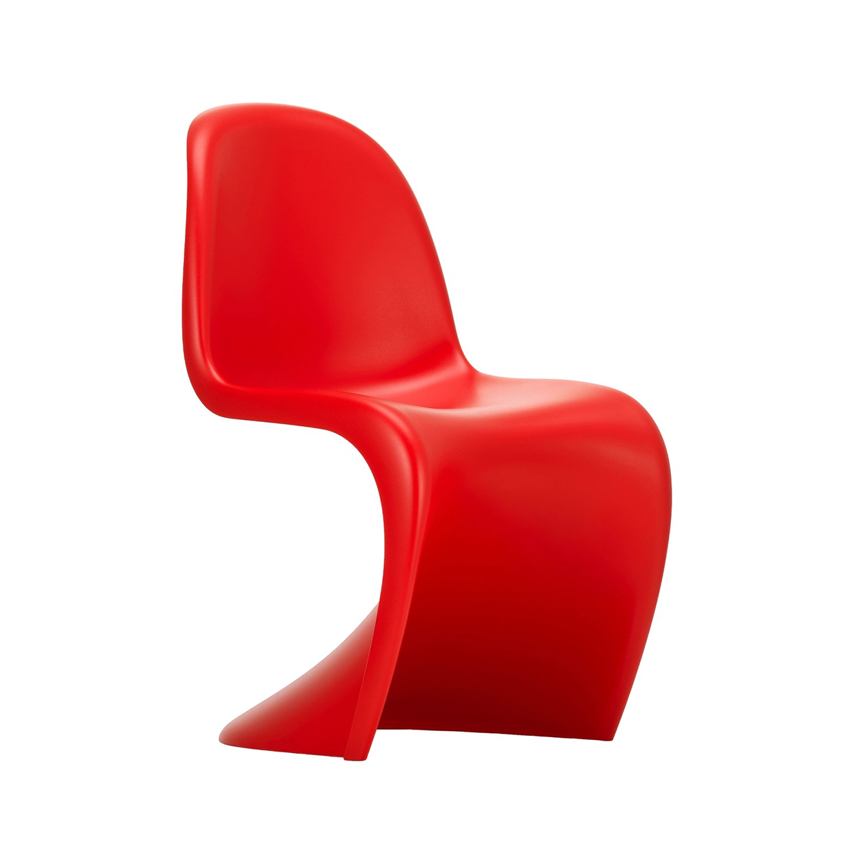 Vitra Panton Chair red matte plastic 