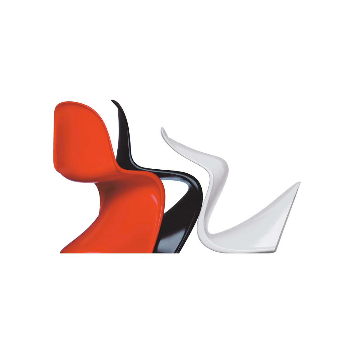 Vitra Panton Chair Classic Collection Series of 3