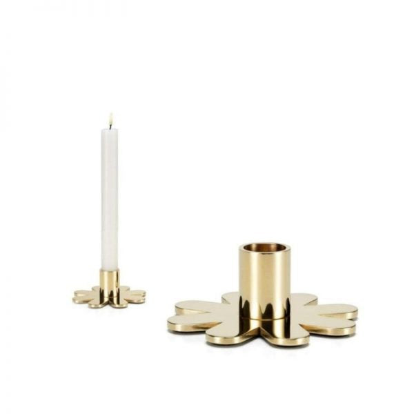 Vitra Candleholder Petal Brass Polished