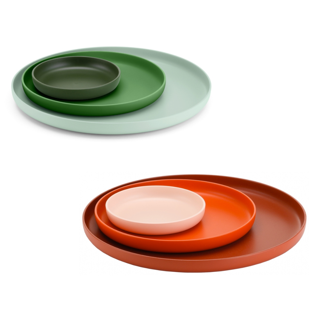 Vitra Trays Red and Green full collection